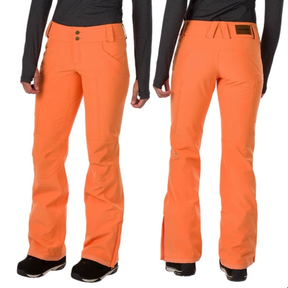 Dakine Inverness Ski Boading Pants Melon Tailored Fit Zip Ankle Small / 4-6 NEW - Picture 1 of 12